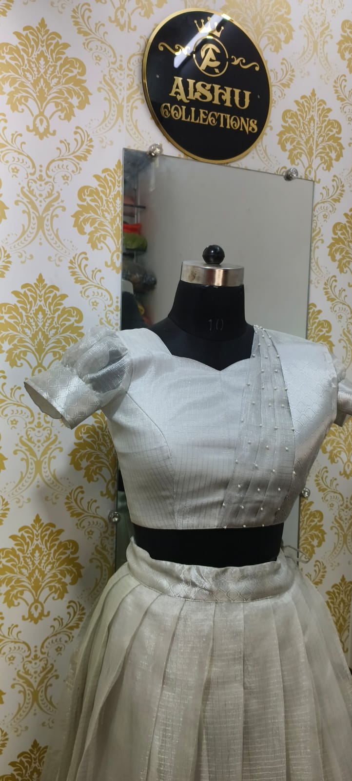 Silver lehengas 